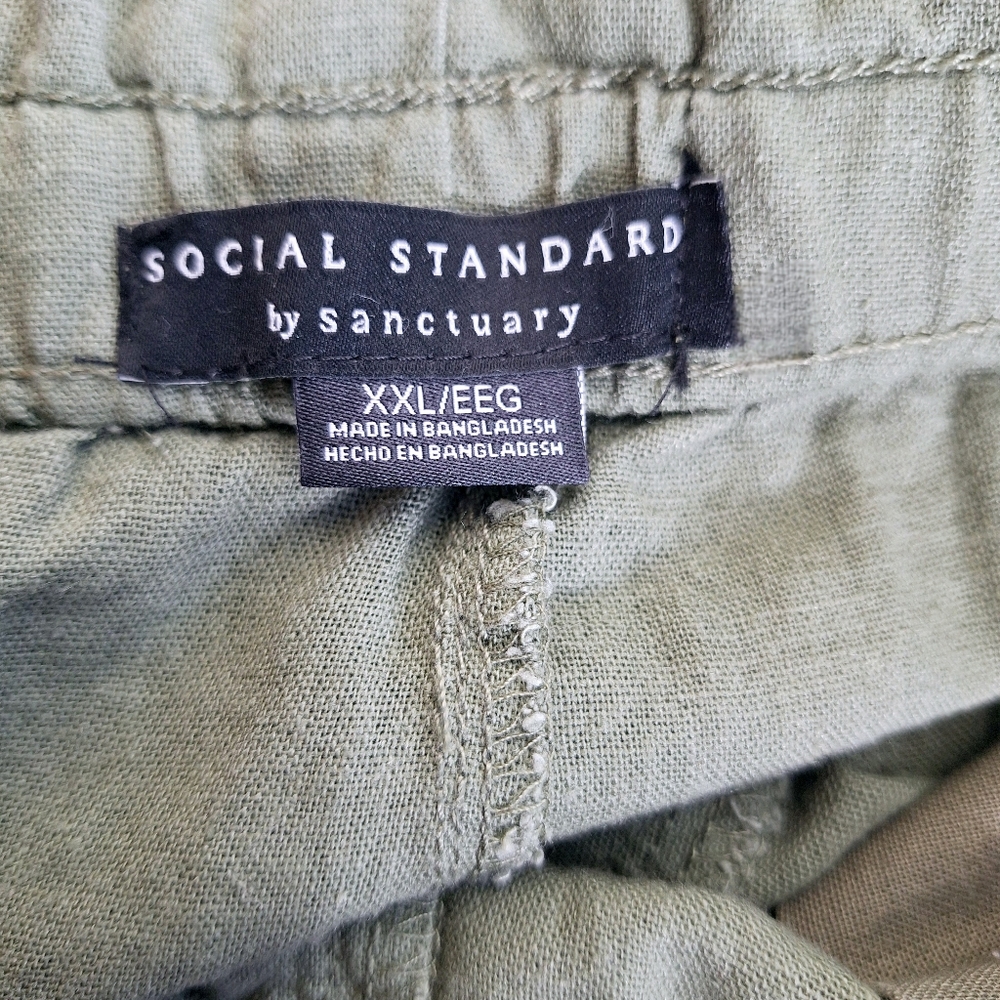 NWT Social Standard brand by Sanctuary"The Linen Jog" Linen blend joggers. - Picture 10 of 12